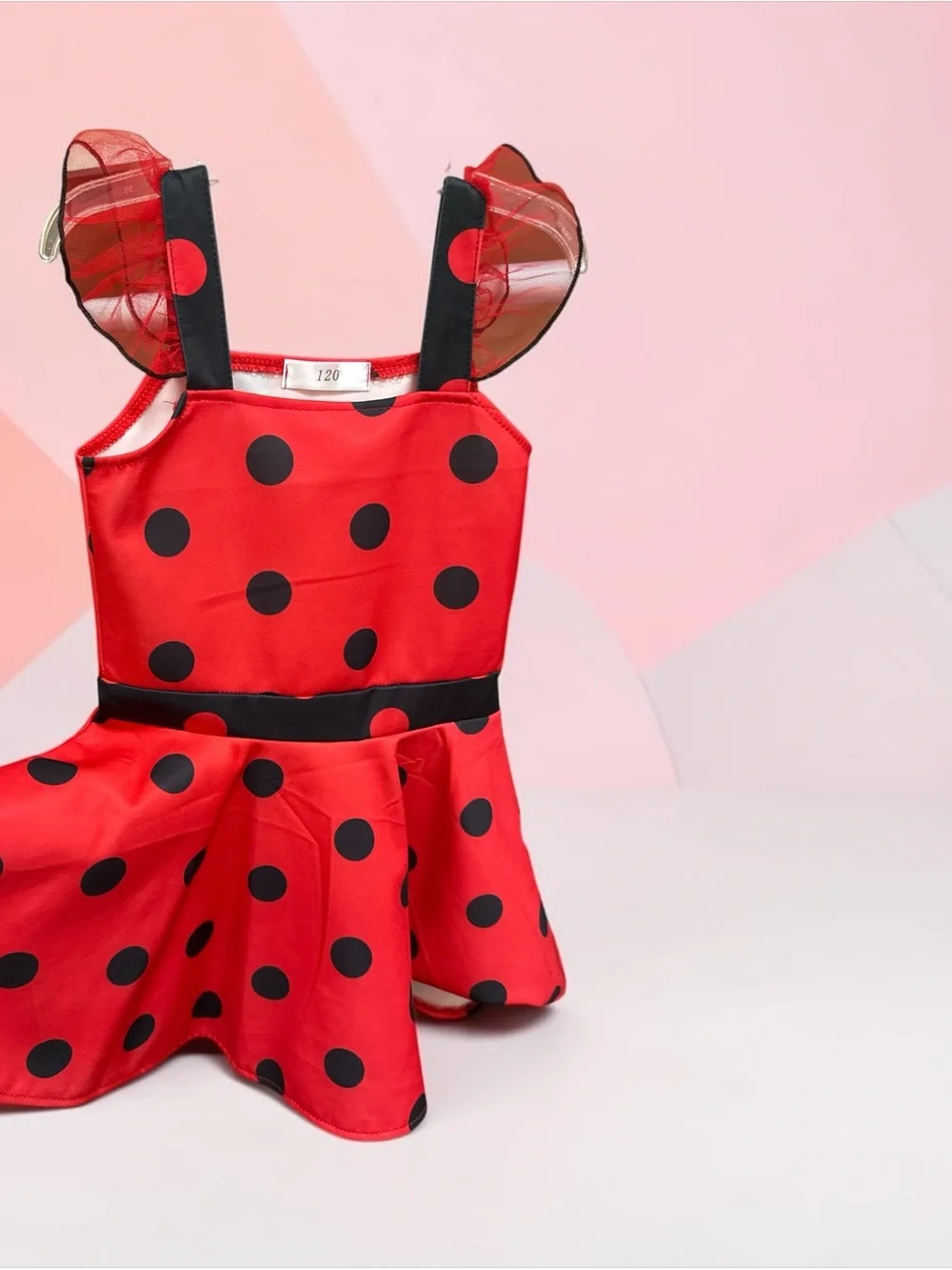 Dressy Daisy Girls Ladybug Costume Dress Size 120 READ DESCRIPTION